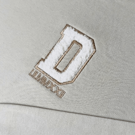 Chenille Buchstabe Pullover Personalisiert